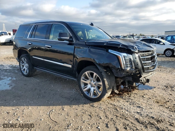 2019 Cadillac Escalade Premium Luxury with VIN 1GYS4CKJ6KR109737, listed as a Copart auction lot 85666414 with 77,037 mi miles and Salvage Title. Bid and sale history available at carsss.com. Image 4.