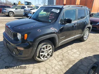 2020 Jeep Renegade Latitude z VIN ZACNJBBB8LPK95759, wystawiony jako Copart lot #47829205 z przebiegiem 40 943 mil mil oraz Szkoda całkowita • Salvage title. Historia ofert i sprzedaży dostępna na DreamBid. Obrazek 1.