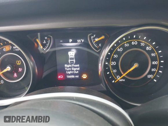 2023 Jeep Wrangler Sport S with VIN 1C4HJXDN0PW638934, listed as a IAAI auction lot 41719467 with 16,686 mi miles and . Bid and sale history available at DreamBid. Image 7.