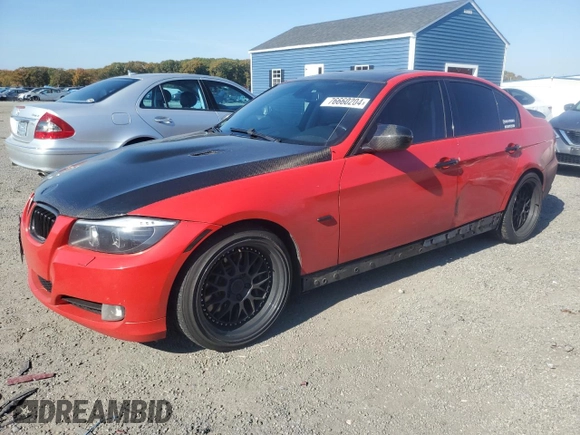 2009 BMW 3 Series 335i with VIN WBAPM73519E191296, listed as a Copart auction lot 76660204 with 145,894 mi miles and Salvage title. Bid and sale history available at DreamBid. Image 1.