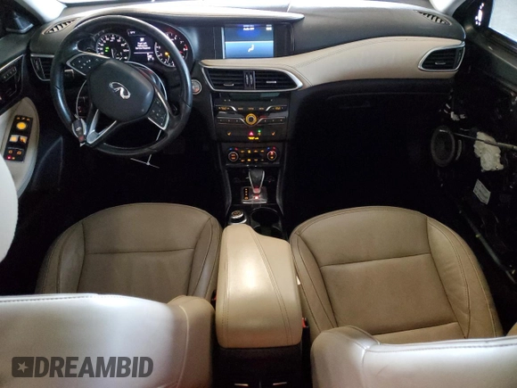 2017 Infiniti QX30 with VIN SJKCH5CP7HA039232, listed as a Copart auction lot 47460565 with Not provided miles and Salvage title. Bid and sale history available at DreamBid. Image 8.