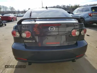 2007 Mazda 6 i Sport VE with VIN 1YVHP84C975M13821, listed as a Copart auction lot 80315224 with 187,379 mi miles and Salvage Title. Bid and sale history available at DreamBid. Image 6.