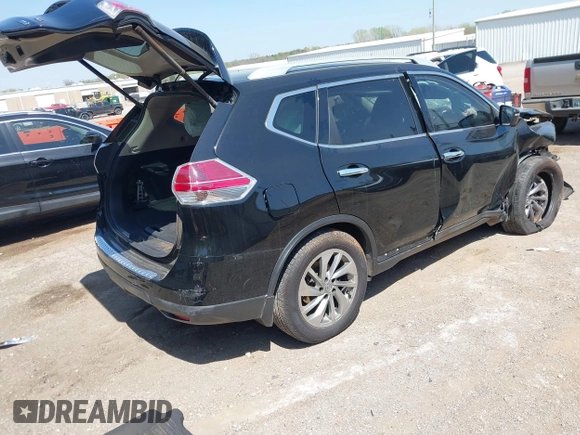 2014 Nissan Rogue S z VIN 5N1AT2MT9EC873033, wystawiony jako IAAI lot #41871332 z przebiegiem 148 427 mil mil oraz . Historia ofert i sprzedaży dostępna na DreamBid. Obrazek 4.