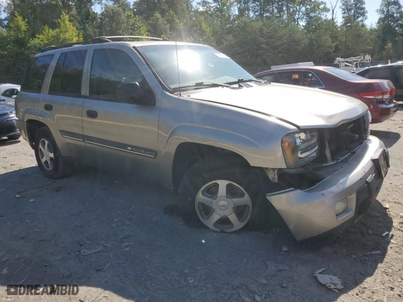 2002 Chevrolet TrailBlazer LS with VIN 1GNDT13S922370986, listed as a Copart auction lot 79159464 with 0 mi miles and Non Repairable. Bid and sale history available at carsss.com. Image 4.