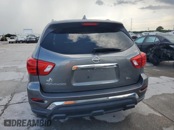 2020 Nissan Pathfinder SL with VIN 5N1DR2CN1LC579380, listed as a Copart auction lot 63641125 with 68,933 mi miles and Salvage title. Bid and sale history available at DreamBid. Image 6.