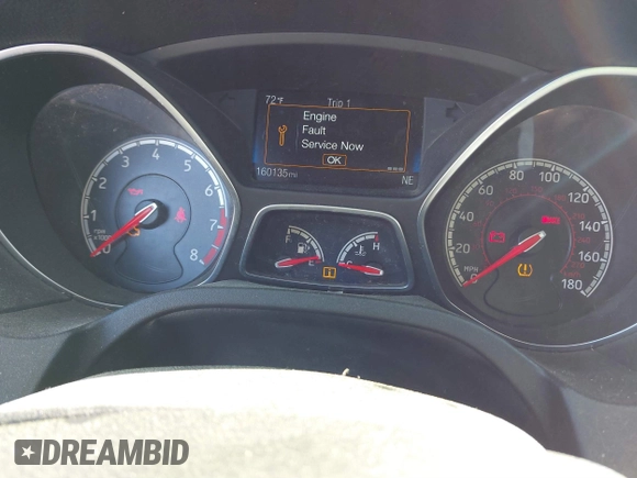 2018 Ford Focus ST with VIN 1FADP3L94JL247066, listed as a IAAI auction lot 41864787 with 160,135 mi miles and . Bid and sale history available at DreamBid. Image 7.