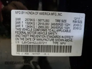 2018 Acura MDX w/Technology Pkg with VIN 5J8YD4H52JL007211, listed as a Copart auction lot 49837285 with 114,425 mi miles and Salvage Title. Bid and sale history available at carsss.com. Image 14.