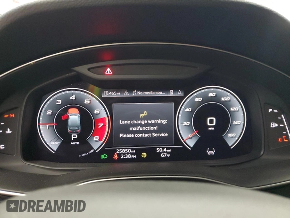 2021 Audi Q7 Premium Plus with VIN WA1LXAF7XMD035947, listed as a Copart auction lot 59604885 with 25,850 mi miles and Salvage title. Bid and sale history available at DreamBid. Image 9.