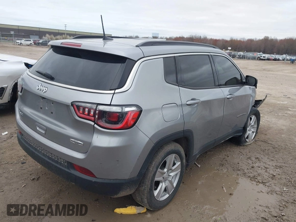 2022 Jeep Compass Latitude с VIN 3C4NJDBB5NT216798, выставлен на аукционе IAAI как лот 42042804 с пробегом 42 781 миль миль и . История ставок и продаж доступна на DreamBid. Изображение 4.