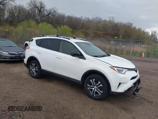 2018 Toyota RAV4 LE with VIN JTMBFREV8JJ722277, listed as a IAAI auction lot 42075684 with 203,458 mi miles and . Bid and sale history available at DreamBid. Image 1.