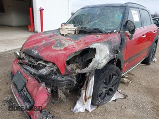 2015 MINI Cooper Countryman S with VIN WMWZC5C58FWP46721, listed as a IAAI auction lot 41889681 with 1 mi miles. Bid and sale history available at carsss.com. Image 6.