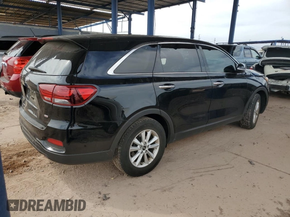 2020 Kia Sorento L with VIN 5XYPG4A37LG686899, listed as a Copart auction lot 51368175 with 45,017 mi miles and Salvage Title. Bid and sale history available at carsss.com. Image 3.