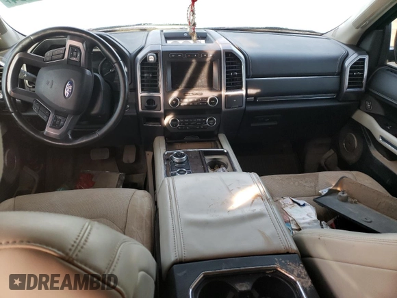 2019 Ford Expedition Max Platinum with VIN 1FMJK1MT6KEA23566, listed as a Copart auction lot 84146234 with Not provided miles and Salvage title. Bid and sale history available at DreamBid. Image 8.