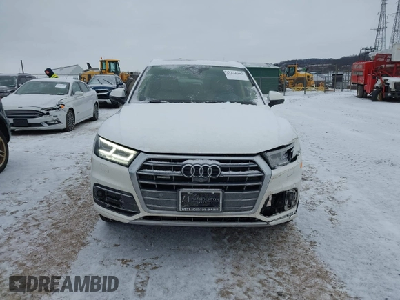 2018 Audi Q5 Prestige with VIN WA1CNAFY9J2171198, listed as a IAAI auction lot 41640282 with 37,208 mi miles. Bid and sale history available at carsss.com. Image 13.