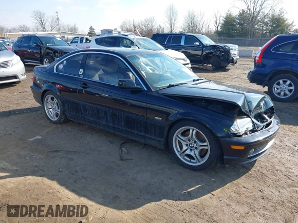2001 BMW 3 Series 330Ci with VIN WBABN53471JU25262, listed as a IAAI auction lot 41519680 with 119,053 mi miles. Bid and sale history available at carsss.com. Image 13.