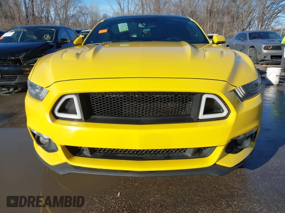 2015 Ford Mustang GT with VIN 1FA6P8CF7F5384249, listed as a IAAI auction lot 41340645 with 112,965 mi miles and . Bid and sale history available at carsss.com. Image 12.