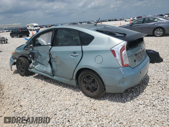2014 Toyota Prius Four with VIN JTDKN3DUXE1808172, listed as a Copart auction lot 54933385 with Not Provided miles and Salvage Title. Bid and sale history available at DreamBid. Image 2.