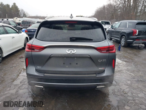 2020 Infiniti QX50 Essential with VIN 3PCAJ5M36LF109877, listed as a IAAI auction lot 41552926 with 62,486 mi miles and . Bid and sale history available at DreamBid. Image 16.