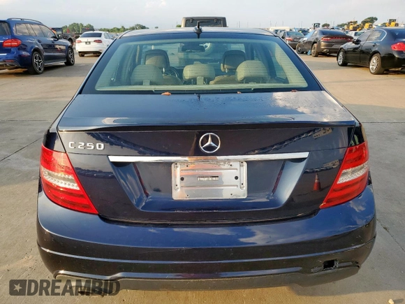 2014 Mercedes-Benz C 250 Sport with VIN WDDGF4HB5EG253474, listed as a Copart auction lot 59246965 with 166,078 mi miles and Clean title. Bid and sale history available at DreamBid. Image 6.