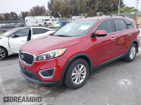 2016 Kia Sorento LX with VIN 5XYPG4A33GG100267, listed as a IAAI auction lot 42098220 with 42,661 mi miles. Bid and sale history available at carsss.com. Image 2.