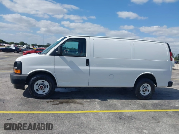 2017 GMC Savana Cargo Van with VIN 1GTW7AFFXH1178804, listed as a IAAI auction lot 42169963 with 157,851 mi miles. Bid and sale history available at carsss.com. Image 14.