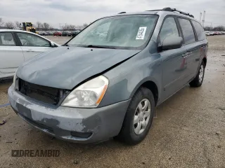 2007 Kia Sedona EX with VIN KNDMB233876188514, listed as a Copart auction lot 47544355 with 236,761 mi miles and Salvage Title. Bid and sale history available at carsss.com. Image 1.