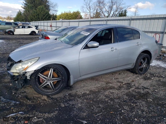 2011 Infiniti G25 Sedan x with VIN JN1DV6AR2BM451805, listed as a Copart auction lot 83650534 with 0 mi miles and Salvage Title. Bid and sale history available at carsss.com. Image 1.