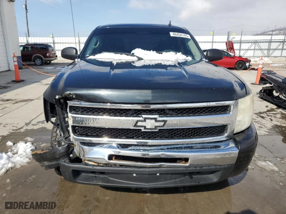 2009 Chevrolet Silverado 1500 LS with VIN 3GCEC13C29G250213, listed as a Copart auction lot 46454145 with 165,385 mi miles and Salvage Title. Bid and sale history available at carsss.com. Image 5.