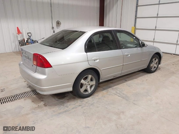 2005 Honda Civic Sdn EX with VIN 2HGES26755H520392, listed as a IAAI auction lot 41959716 with 221,275 mi miles. Bid and sale history available at carsss.com. Image 4.
