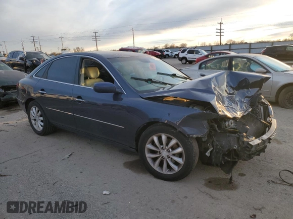 2007 Hyundai Azera SE with VIN KMHFC46F47A172648, listed as a Copart auction lot 87017714 with Not Provided miles and Salvage Title. Bid and sale history available at DreamBid. Image 4.