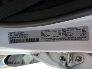 2020 Ram 1500 Big Horn z VIN 1C6SRFBT2LN371989, wystawiony jako Copart lot #50135945 z przebiegiem 75 103 mil mil oraz Szkoda całkowita • Salvage title. Historia ofert i sprzedaży dostępna na DreamBid. Obrazek 12.