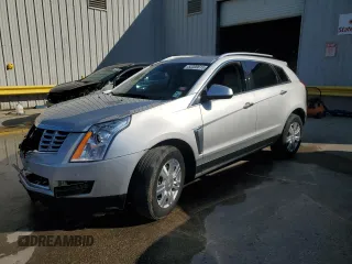 2015 Cadillac SRX Luxury Collection with VIN 3GYFNBE30FS595549, listed as a Copart auction lot 53300615 with 80,155 mi miles and Salvage Title. Bid and sale history available at carsss.com. Image 1.