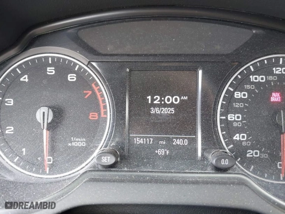2012 Audi Q5 2.0T Premium Plus with VIN WA1LFAFP0CA125627, listed as a IAAI auction lot 41778426 with 154,117 mi miles. Bid and sale history available at carsss.com. Image 7.