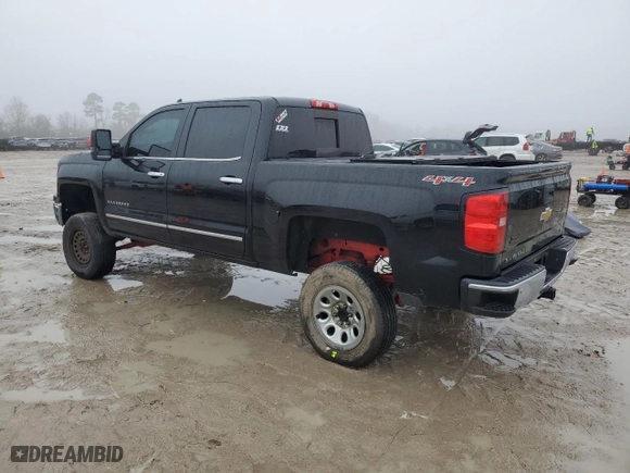 2015 Chevrolet Silverado 1500 LTZ with VIN 3GCUKSEJ9FG319961, listed as a Copart auction lot 43049275 with 0 mi miles and Salvage Title. Bid and sale history available at carsss.com. Image 2.