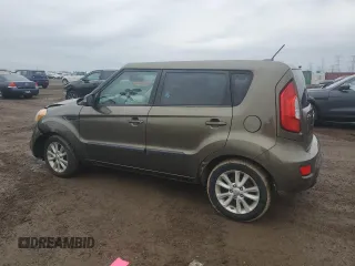2012 Kia Soul + with VIN KNDJT2A66C7359374, listed as a Copart auction lot 47662235 with 145,627 mi miles and Salvage Title. Bid and sale history available at carsss.com. Image 2.