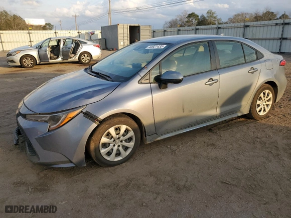 2022 Toyota Corolla LE with VIN JTDEPMAE8N3002068, listed as a Copart auction lot 44921435 with 103,808 mi miles and Salvage Title. Bid and sale history available at carsss.com. Image 1.