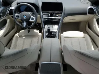 2023 BMW 8 Series 840i with VIN WBAGV2C00PCM91926, listed as a Copart auction lot 59285464 with 1,377 mi miles and Non Repairable. Bid and sale history available at carsss.com. Image 8.