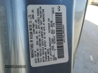 2017 Infiniti Q60 Premium with VIN JN1CV7EL2HM320597, listed as a Copart auction lot 46735795 with 66,465 mi miles and Salvage title. Bid and sale history available at DreamBid. Image 14.