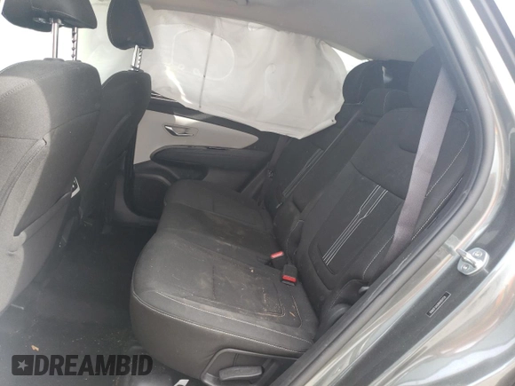 2022 Hyundai Tucson SEL with VIN 5NMJF3AE8NH059724, listed as a Copart auction lot 49106935 with 23,497 mi miles and Salvage Title. Bid and sale history available at carsss.com. Image 11.