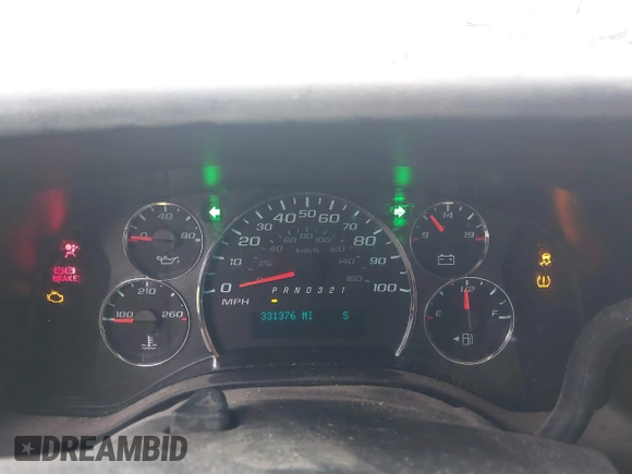 2012 Chevrolet Express Cargo Van with VIN 1GCSGAFX4C1115813, listed as a IAAI auction lot 41197972 with 331,376 mi miles. Bid and sale history available at carsss.com. Image 7.