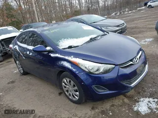 2011 Hyundai Elantra GLS PZEV with VIN 5NPDH4AE3BH038615, listed as a IAAI auction lot 41272963 with 107,396 mi miles. Bid and sale history available at carsss.com. Image 1.