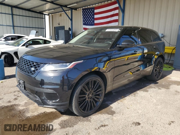 2018 Land Rover Range Rover Velar S z VIN SALYB2RNXJA713869, wystawiony jako Copart lot #58035545 z przebiegiem 81 794 mil mil oraz Czysty tytuł • Clean title. Historia ofert i sprzedaży dostępna na DreamBid. Obrazek 1.