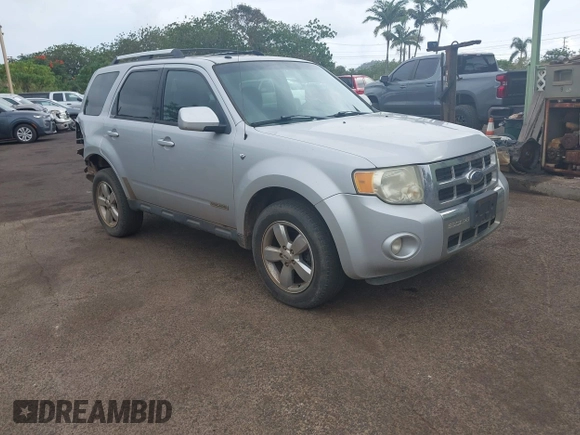 2008 Ford Escape Limited z VIN 1FMCU04158KB42604, wystawiony jako IAAI lot #41948050 z przebiegiem 240 686 mil mil oraz . Historia ofert i sprzedaży dostępna na DreamBid. Obrazek 1.
