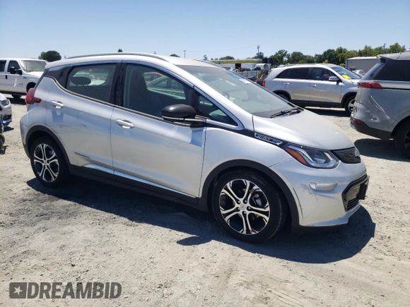2021 Chevrolet Bolt EV Premier with VIN 1G1FZ6S07M4103987, listed as a Copart auction lot 61461585 with 7,218 mi miles and Salvage title. Bid and sale history available at DreamBid. Image 4.