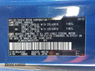 2022 Lexus NX with VIN JTJADCAZ4N5002395, listed as a Copart auction lot 79897404 with 13,612 mi miles and Salvage Title. Bid and sale history available at carsss.com. Image 13.