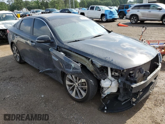 2019 Kia Optima S with VIN 5XXGT4L38KG280111, listed as a Copart auction lot 54346045 with 63,783 mi miles and Salvage Title. Bid and sale history available at carsss.com. Image 4.