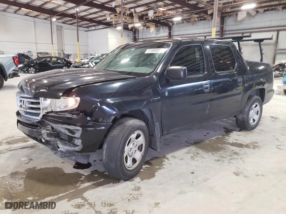 2012 Honda Ridgeline RT with VIN 5FPYK1F2XCB003545, listed as a Copart auction lot 41908095 with 96,642 mi miles and Salvage Title. Bid and sale history available at carsss.com. Image 1.