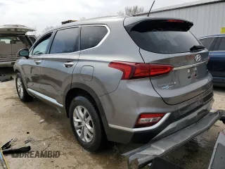 2019 Hyundai Santa Fe SE with VIN 5NMS2CAD9KH131243, listed as a Copart auction lot 49673665 with 58,079 mi miles and Salvage Title. Bid and sale history available at DreamBid. Image 2.