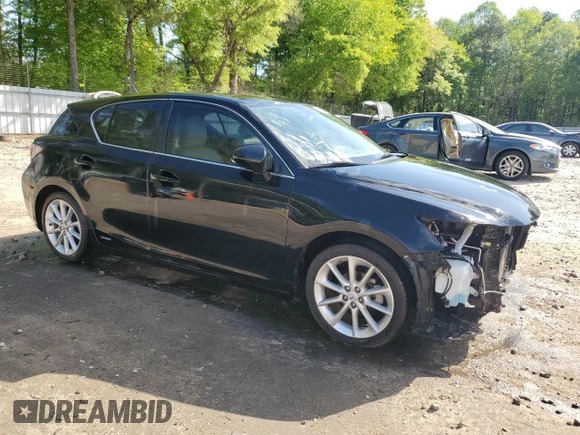 2012 Lexus CT 200h z VIN JTHKD5BH8C2074884, wystawiony jako Copart lot #53290585 z przebiegiem 99 476 mil mil oraz Szkoda całkowita • Salvage title. Historia ofert i sprzedaży dostępna na DreamBid. Obrazek 4.