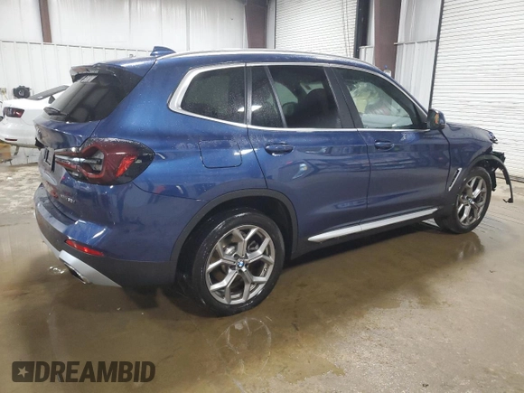 2024 BMW X3 xDrive30i z VIN 5UX53DP04R9V20431, wystawiony jako Copart lot #58739455 z przebiegiem 13 408 mil mil oraz Szkoda całkowita • Salvage title. Historia ofert i sprzedaży dostępna na DreamBid. Obrazek 3.